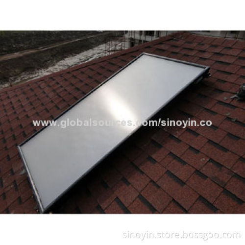 Split Pressure Solar Water Heater with Flat Panel Solar Collector